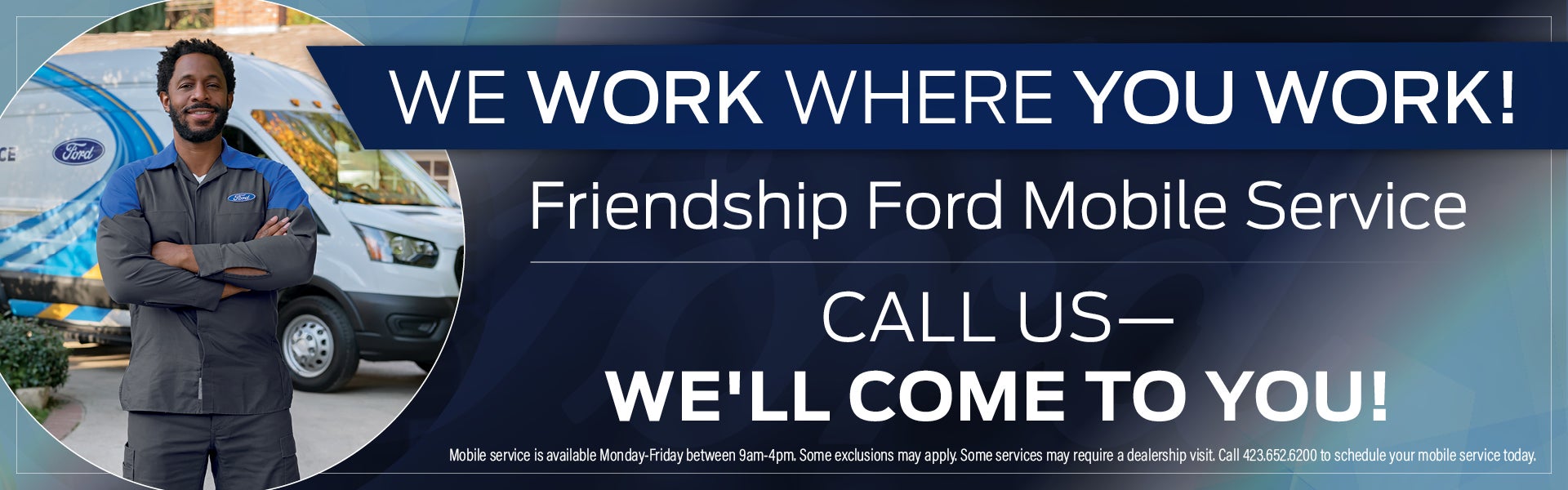 Schedule Service at Friendship Ford!